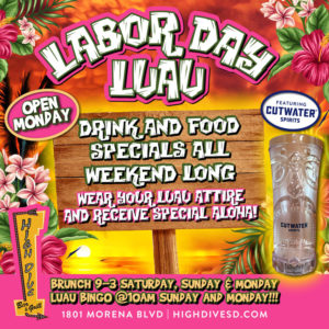 Celebrate Labor Day at the High Dive!