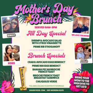 Mothers Day Brunch at High Dive
