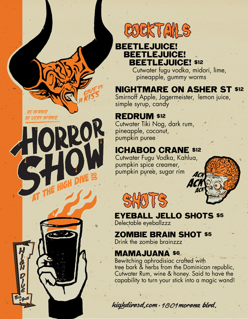 HD Halloween2025 Menu